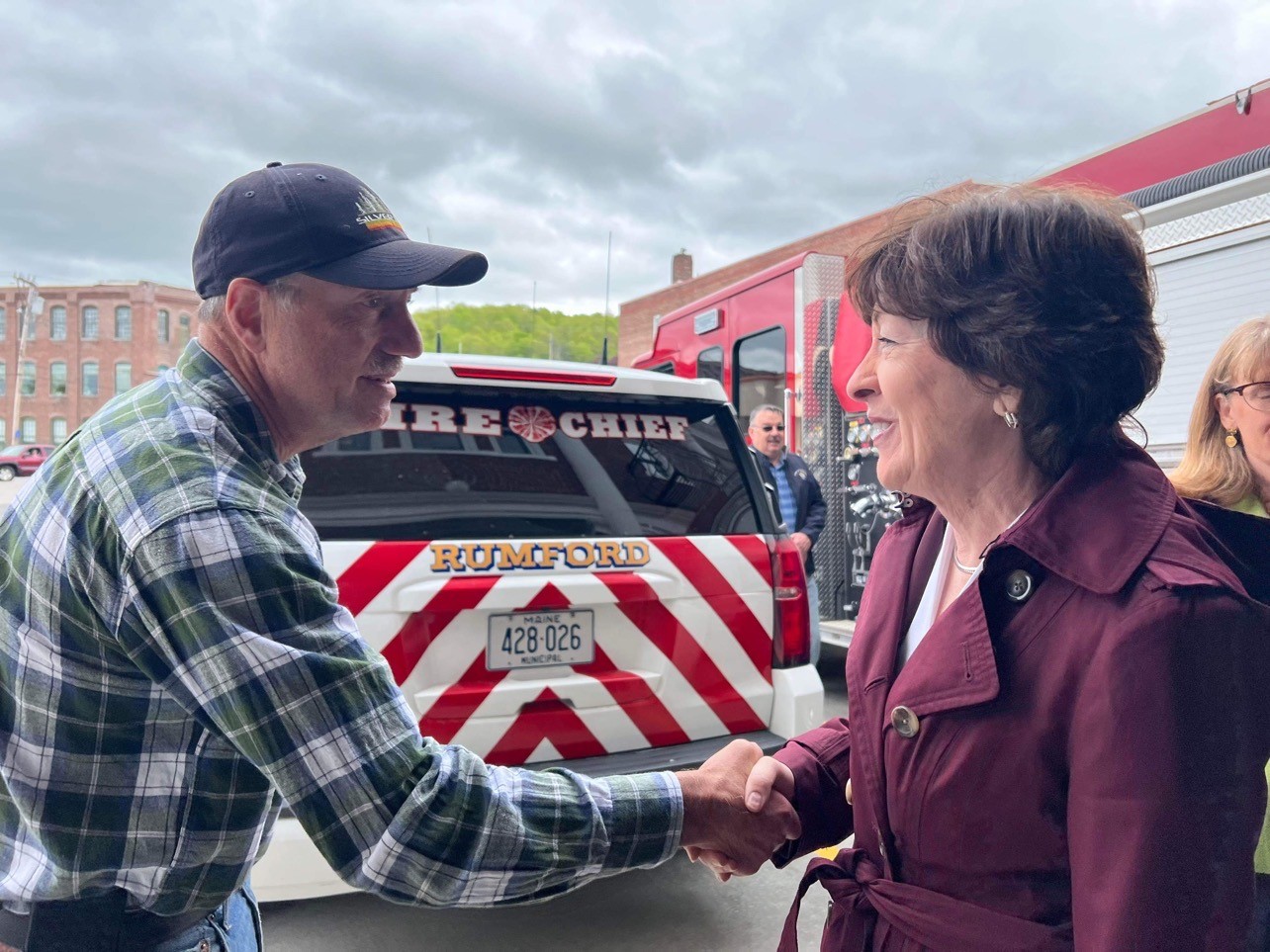 Senator Collins Visits Rumford Fire Depa... U.S. Senator Susan Collins